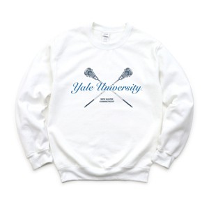 Yale University Lacrosse Sticks - Women's Graphic Sweatshirt - 1 of 4