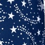 evening blue stars
