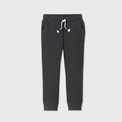 girls dark grey joggers