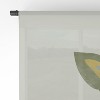 Alja Horvat Scandinavian Plant Single Panel Sheer Window Curtain - Deny Designs - 4 of 4