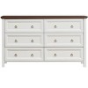 NicBex Wood White Dresser with Barn Door Style,Dressers Organizer for Bedroom,Living Room,Hallway,White - 2 of 4