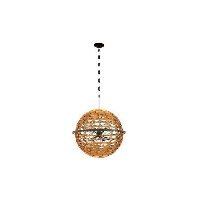 Savoy House Ventura 10 - Light Pendant in  Matte Black/Gold
