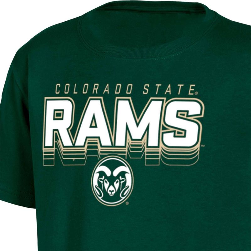 NCAA Colorado State Rams Boys&#39; Core T-Shirt, 3 of 4