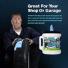 TOOLBOX Shop Towels with Big Grip Dispenser Bucket – 10" x 12", Recycled Fiber Towels, 200 Sheets - 4 of 4