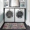 HomeStock Outdoor Washable Grayton Ivory & Charcoal 2' X 3', Machine Woven with Printed Designs, Coastal - 4 of 4