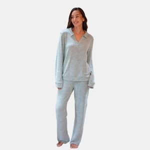 Women's Ultimate Cozy Comfort Pajama Set Plush Knit Loungewear Set - Cupshe - 1 of 4