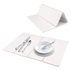 REGALWOVEN Foldable Diatomaceous Stone Dish Drying Mats for Kitchen Counter, Dishes, and Utensils - 1 of 4