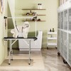 ROOMTEC Adjustable Dog Grooming Table, Foldable Home Pet Grooming Tables with Arm/Noose/Mesh Tray - 3 of 4