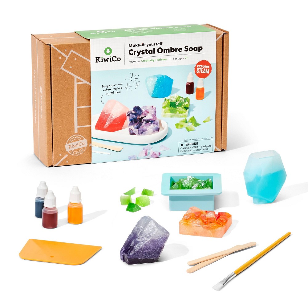 KiwiCo Crystal Ombre Soapmaking