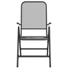 vidaXL Folding Patio Chairs 4 pcs Expanded Metal Mesh Anthracite - 4 of 4
