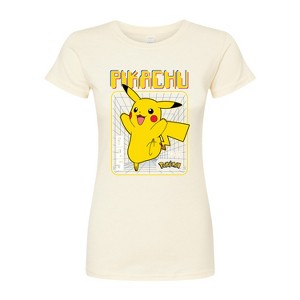 Women's - Pokémon - Retro Pikachu Fitted Graphic T-Shirt - 1 of 3