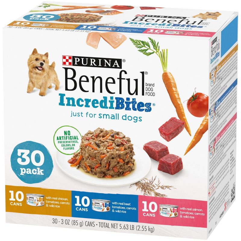Beneful Incredibites with Chicken, Salmon and Beef Wet Dog Food - 30ct, 6 of 8