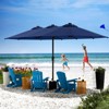 Sevobal Patio Umbrellas Double Sided Twin Outdoor Market Umbrella Extra Large with Crank Handle for Deck, Lawn, Backyard - 3 of 4