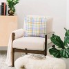 Deny Designs Marta Barragan Camarasa Rainbow Check Bliss Square Indoor Throw Pillow - 2 of 4
