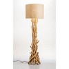 Modern Home Nautical Driftwood Floor Lamp - 2 of 4