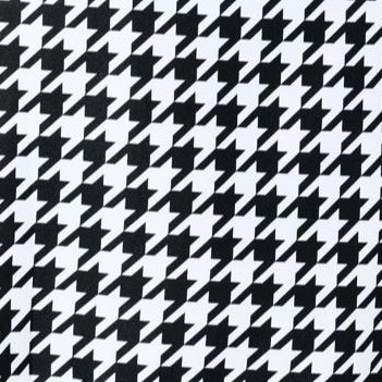black houndstooth