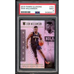 Zion Williamson Rookie Card 2019-20 Panini Illusions #151 PSA 9 - 1 of 2