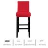 PiccoCasa Bar Pub Counter Height Side Stretch Chair Covers with Elastic Band - 4 of 4