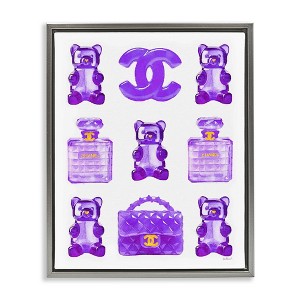 Stupell Industries Purple Glam Gummy Candy, 17" x 21" - 1 of 4