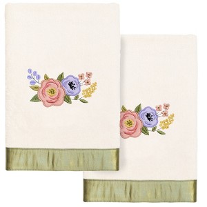 Verano Design Embellished Towel Set - Linum Home Textiles - 1 of 4