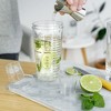 True Cocktail Shaker with Recipes for Cocktails and Ounce Measurements, Built-In Strainer, 16 Oz, Clear Plastic - 3 of 4