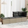 vidaXL Garden Sofa Set - Gray - 3 of 4