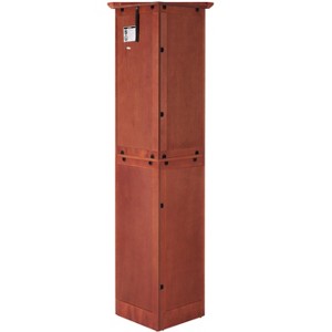 Gulches 4-Tier 72" Corner Kitchen Pantry Storage Cabinet with 8 Doors, Cherry Wood Farmhouse Cabinet for Bathroom, Living Room, MDF Organizer - 1 of 4