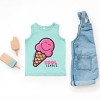 The Juniper Shop SmileyWorld Cool Summer Ice Cream Pink Toddler Tank - 4 of 4