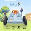 Bluey 12V Electric Go Kart for Kids with Lights, Remote Control, Seat Belt, Rechargeable Battery, Durable Outdoor Ride-On Toy for Ages 3-6 - 2 of 4