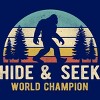 Junior's Design By Humans Bigfoot - Hide And Seek World Champion By clickbong T-Shirt - 2 of 2
