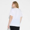 Women's NYC Bear Short Sleeve Graphic T-Shirt - White - 3 of 3