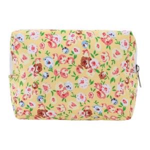 Unique Bargains Women's Rose Octagonal Travel Cosmetic Bag 1 Pc - 1 of 3