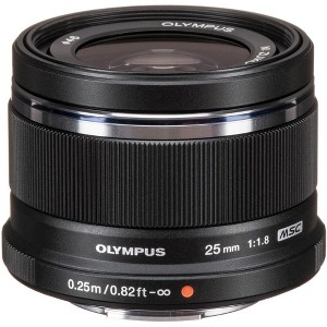 Olympus M.Zuiko Digital 25mm f/1.8 Lens (Black) - 1 of 3