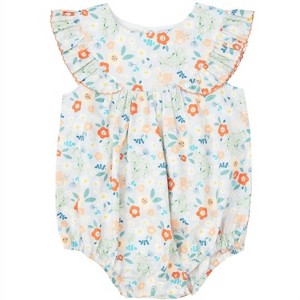 Girl ' Floral Ruffle Romper - Petit Confection - 1 of 1