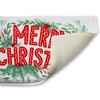 Stupell Industries Retro Merry Christmas & Foliage Printed Plush Bath Mat And Bath Rug, Design By Heather Mclaughlin, 18"X30" - 2 of 4