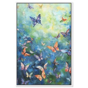 Art Remedy Aesthetic Butterflies Butterfly Wall Art Framed - 1 of 4
