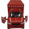 KiNSMART Rescue Team Ambulance 5\" Die Cast Metal Cabin w/Pullback Action" - 2 of 3