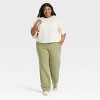 Women's Leisure Studio Mid-Rise Straight Leg Sweatpants - Universal Thread™ - 3 of 3
