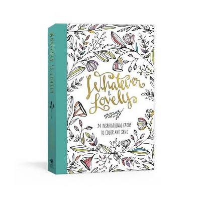 Whatever Is Lovely Postcard Book - by Ink & Willow (Hardcover)