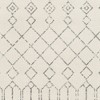 Livabliss Tevazu 6'7"x9' Rectangle Woven Indoor Area Rugs Ivory: Handwoven Geometric Polypropylene, Stain-Resistant - 4 of 4