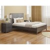 NicBex Modern Wood Twin Size Platform Bed Frame with Headboard,Under Bed Storage,Box Spring Needed,Easy Assembly,Espresso/Walnut/White/Gray - 4 of 4
