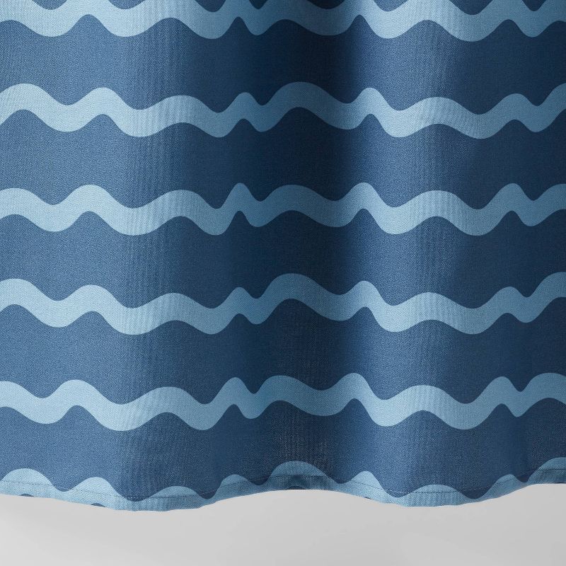 Wave Kids&#39; Shower Curtain Blue - Pillowfort&#8482;, 5 of 6
