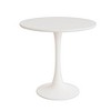 Round Tulip Dining Table for 2-4, MDF Top with Pedestal Base, Mid-Century Style for Home/Office - image 2 of 4