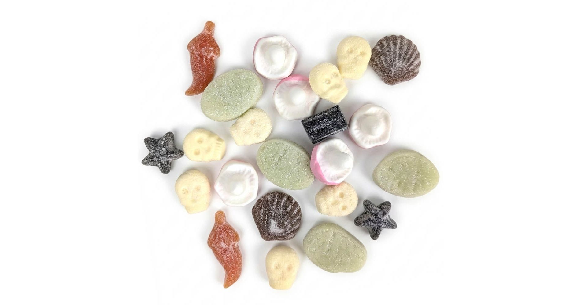12oz Bag Swedish Candy Mix - Gott & Blandat, Pear Bubs & Tropical Skulls (134ct)