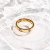 EVRY JEWELS WATERPROOF Gold or Silver Plated Modern Love Ring - 3 of 3