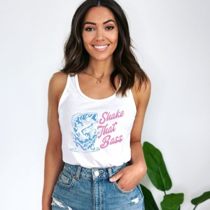 Simply Sage Market Shake That Bass  Racerback Tank - 1 of 4