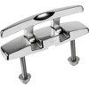 Seadog 5" Rectangle Stainless Steel Folding Cleat with Hex Bolts - Model 0411351 - Boat Equipment and Parts. - 2 of 3
