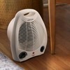 Vie Air 1500W Portable 2 Settings White Office Fan Heater with Adjustable Thermostat - image 4 of 4