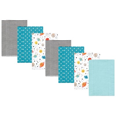 Luvable Friends Hudson Baby Flannel Burp Cloths 7pk Set