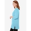 Woman Within Plus Size Perfect Three-Quarter-Sleeve Scoopneck Tunic - 4 of 4